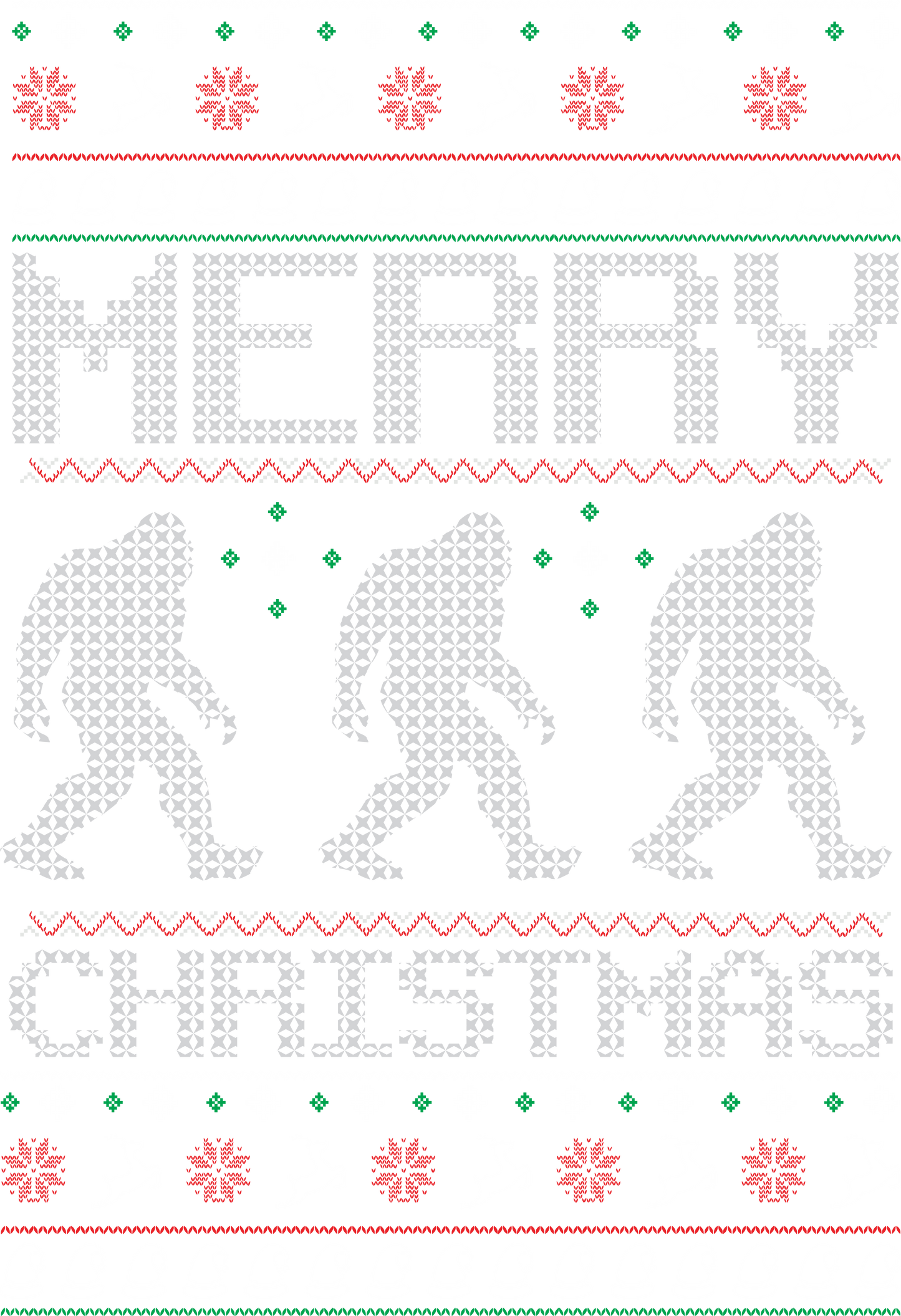 Sasquatch Ugly Sweater